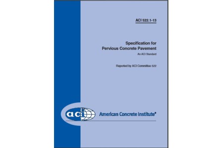 New Specifications in Pervious Concrete Pavement